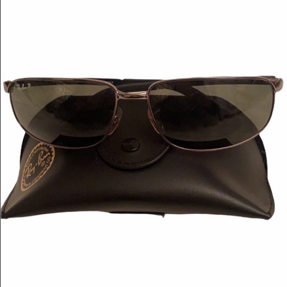 Ray-Ban Other - Ray Ban Polarized Sleek Brown GunMetal Sunglasses